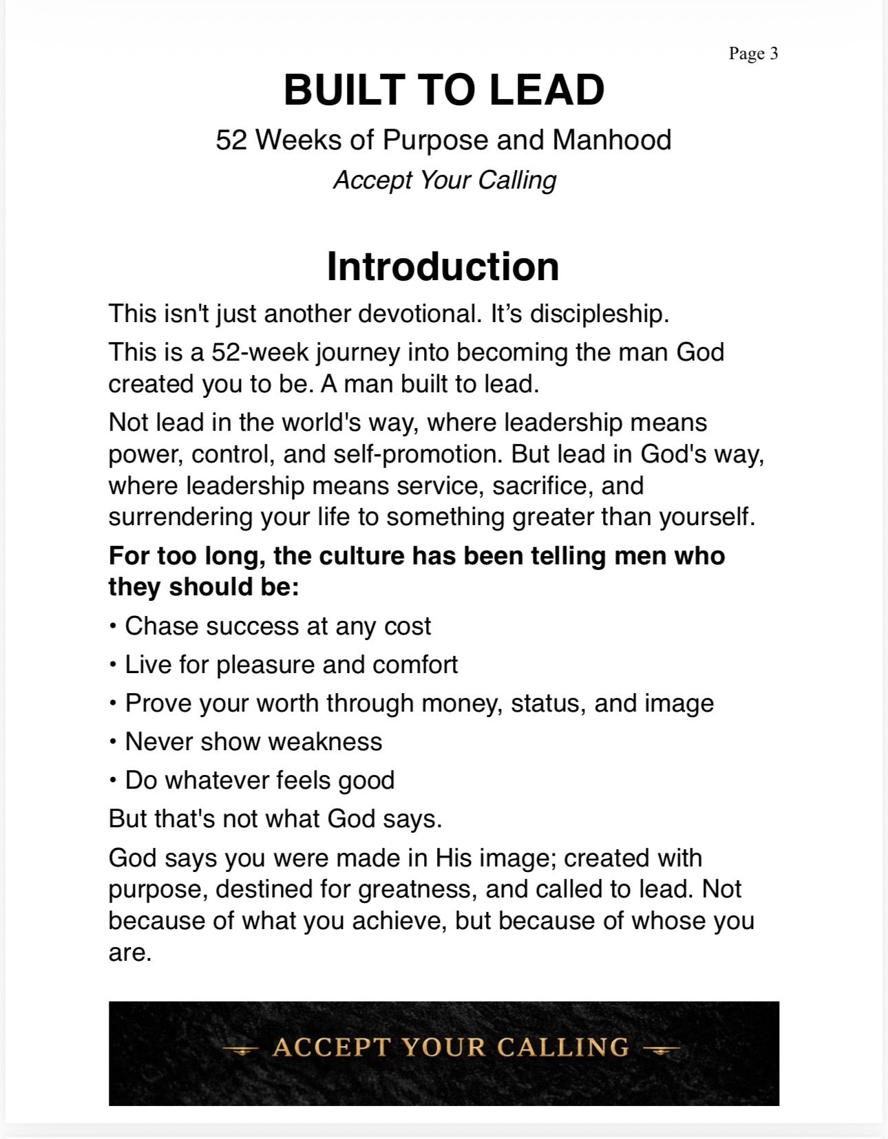 Built to Lead: 52-Weeks Men’s Devotional  
(Digital Download)